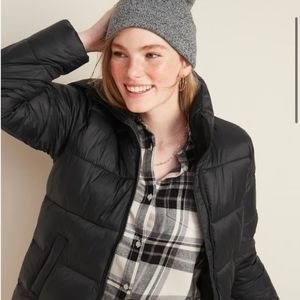 Frost-Free Zip-Front Puffer Jacket for Women